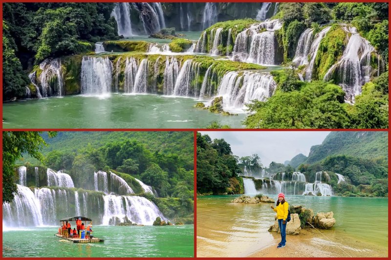 Ban Gioc Waterfall in Cao Bang, Vietnam